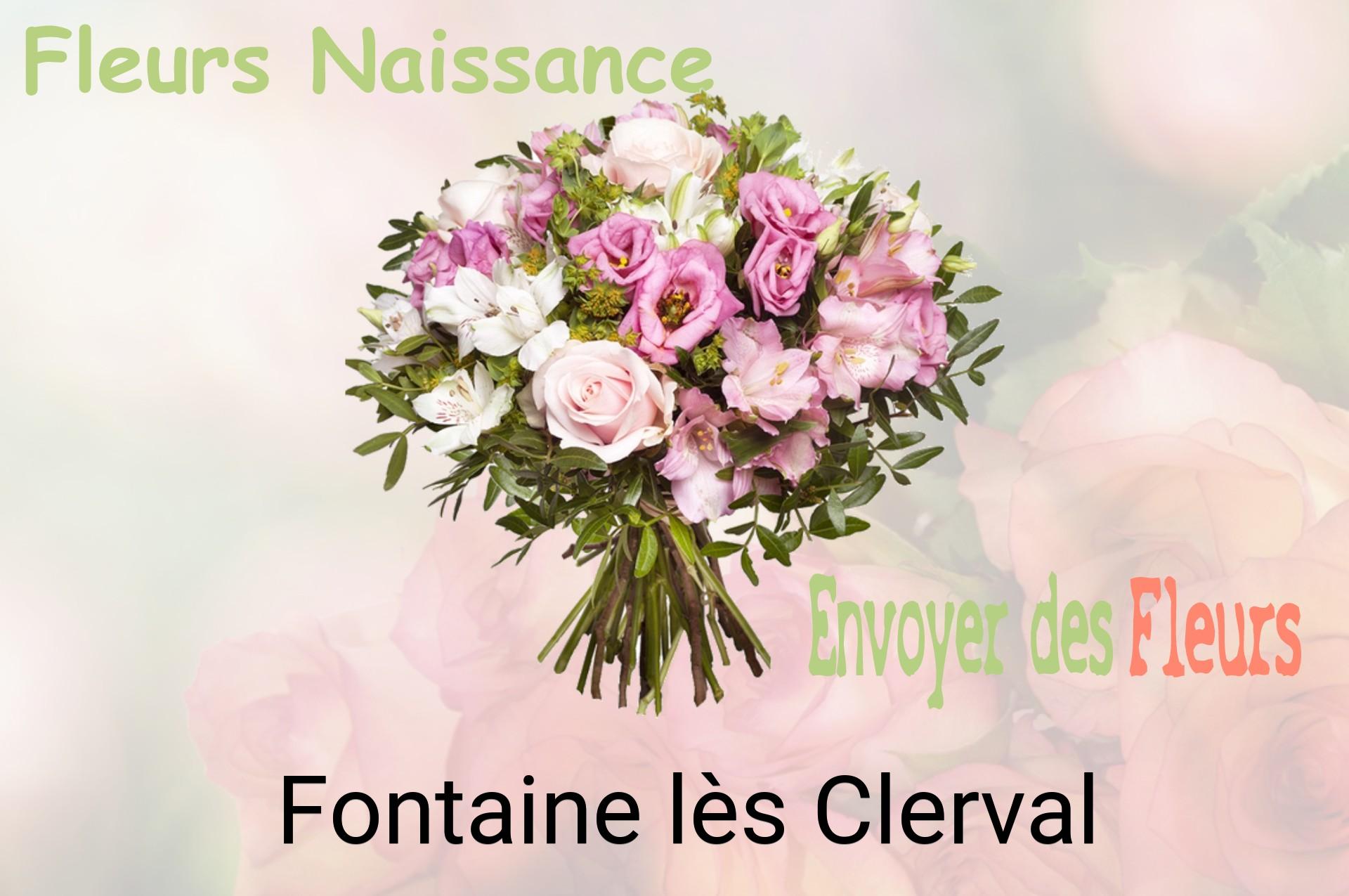 Bouquet de fleurs de naissance livré à Fontaine-lès-Clerval